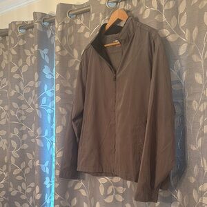 Hawke & Co Gray Lightweight Full zip Jacket